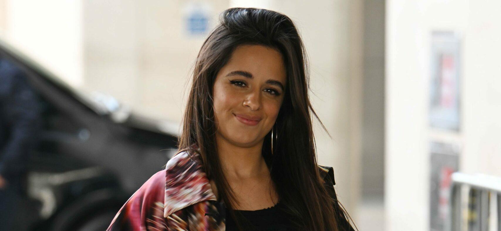 Camila Cabello arriving at BBC Radio 1
